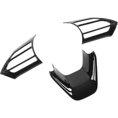 Stuurwielpaneel Cover Knop Trim Stickers Vervanging voor Yaris Cross 2016‑2021Zwart zwart