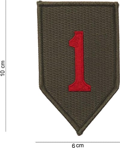 Embleem stof Red one