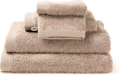 Casilin Handdoeken Set - Como - 2 douchelakens (70x140cm) + 1 handdoek (50 x 100cm) + 2 washandjes - Beige