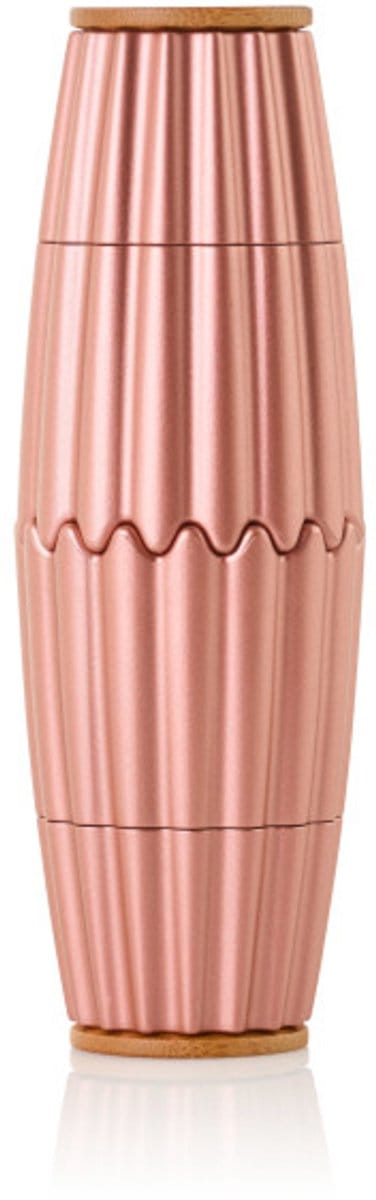 AdHoc Peper- en Zoutmolen Set MagTwo - Magnetisch 2-in-1 - Keramisch Maalwerk - Bamboe/Rosé Gold
