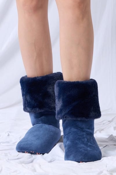 lords x lilies Pantoffels donkerblauw - maat 41/42