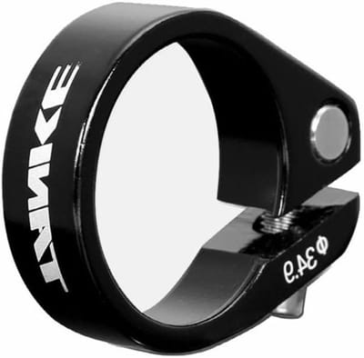 Fietszadelklem kleurrijke professionele MTB racefiets zadelpenklem 31,8 34,9 mm berg zadelslotklemmen fietsaccessoires zadelpenklem (34,9 mm zwart)