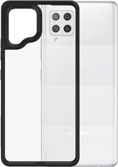 PanzerGlass Hoesje Geschikt voor Samsung Galaxy A42 - PanzerGlass Anti-Bacterial ClearCase - Zwart