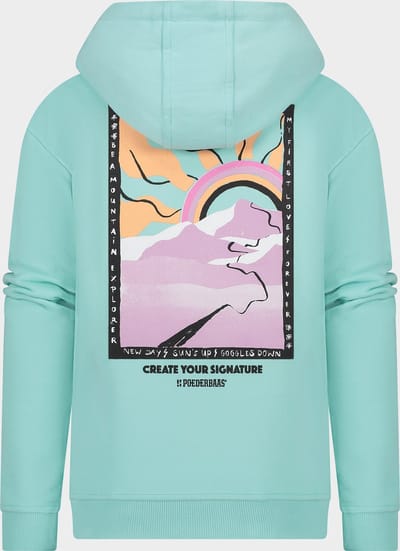 POEDERBAAS - Arty Hoody Women | Mint