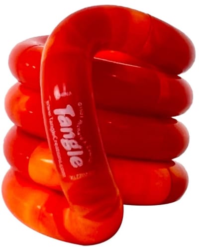 Tangle Marble Junior - Orange - The Original Fidget Toy