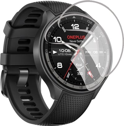 Screenprotector geschikt voor OnePlus Watch 2R - 2x FlexGuard Screen Protector
