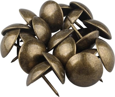 20x Vintage Bekledingsnagels Decoratieve Tacker Antiek Brons voor Sieradendoos en Meubel