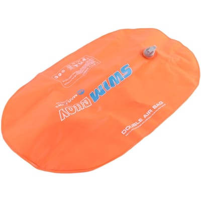 Dubbele Bel Zwemboei Verdikte Opblaasbare Ballon Duiken Reddingsboei Drijvende Zak Levendig Oranje orange