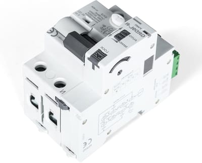 Veiligheidsschakelaar - Stroomonderbreker Fi-schakelaar - Veilig Elektriciteitsnet - Automatische Herinschakeling - 40 A 30 mA - Grijs