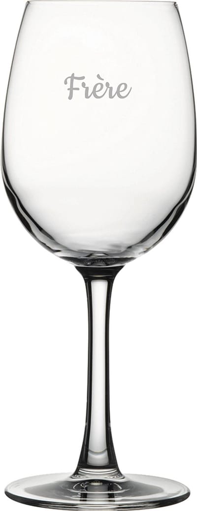 Witte wijnglas gegraveerd - 36cl - Frere