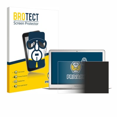 BROTECT - privacy screenprotector voor Apple MacBook Air 13" 2017 - Folie Beschermfolie Blauwlichtfilter