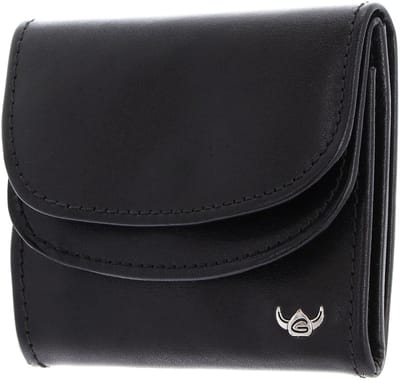 Golden Head Leren portemonnee Colorado Damen-Minischeintasche 1005 Schwarz zwart