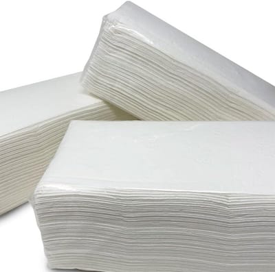 Zigzag Papieren Handdoekjes Dubbellaags - Gelamineerd - 1800 Stuks voor Dispensers