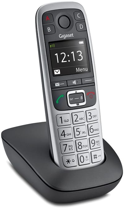Gigaset E560 Analoge-/DECT-telefoon Zwart, Zilver