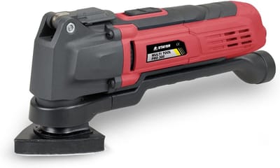 Multifunctioneel gereedschap - Oscillerend gereedschap - Snijden schrapen slijpen - Lichtgewicht compact ontwerp - 11x24x28 centimeter - Rood zwart