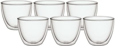Villeroy & Boch Doppelwandige Becher Manufacture Rock 250 ml Set van 6