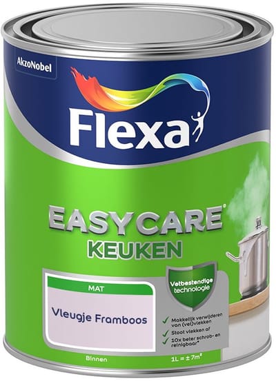 Flexa - Easycare Keuken - Vleugje Framboos - Mengverf - 1 L