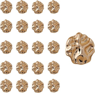 20 Stuks 21.5mm Vintage Gouden Metalen Knopen voor Kleding, Blazers, Jassen en DIY Projecten