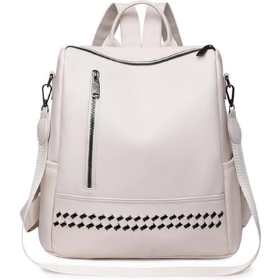 Sac à dos tendance antivol pour femmes, sac à dos de voyage polyvalent en cuir souple de grande capacité, nouveau style, tendance et tendance