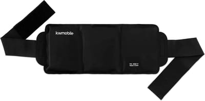 Herbruikbaar warm en koud gelkompres - Flexibel warmtekussen en coolpack met bevestigingsriem 33x14,5 cm
