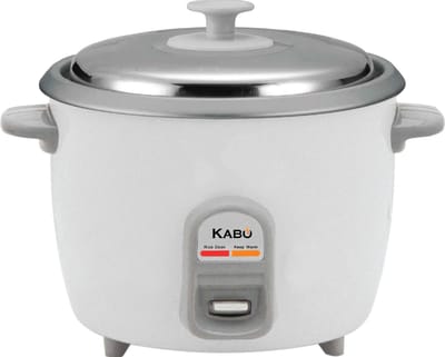 KABO Rijstkoker 1.8L- YD818D-Warmhoudfunctie-Met lepel en maatbeker-Wit