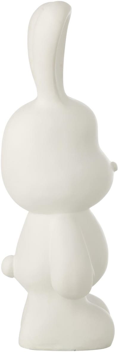 J-Line decoratie Konijn Eddy - polyresin - wit - large