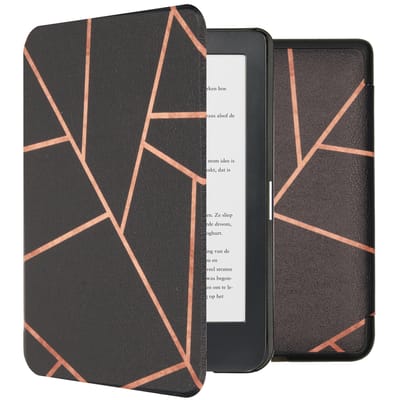 imoshion Design Slim Hard Case Bookcase voor de Kobo Clara HD - Black Graphic
