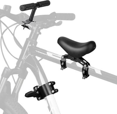 Famanu - Comfort fietszadel, schokdempend en waterbestendig – Zwart