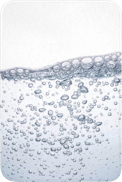 WC mat 60x90 cm - Antislip - Luchtbellen - Water - Dynamisch - Toiletmat - Vloermat - Douchemat - Toilet tapijt - Toiletmatten