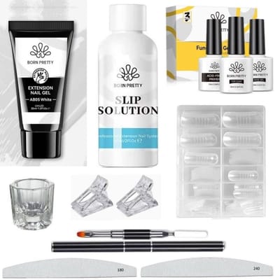 Born Pretty - Polygel - Polygel nagels - Polygel Nagels Starterpakket - Polygel kit - Polygel kleuren - Polygel producten - Polygel set - Acrygel - Polygel clear - Polygel roze - Polygel nude - Polygel wit - Polygel tube - Polygel Starters Kit