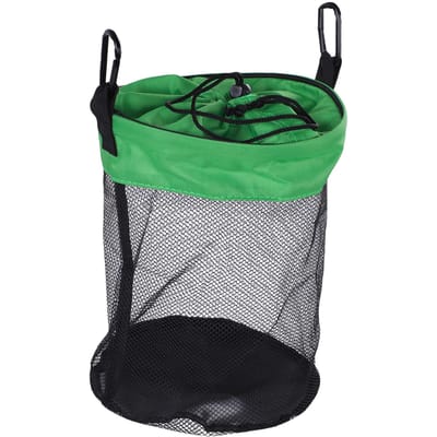 Sac Porte-Pinces à Linge en Maille Respirant Sac de Rangement pour Pinces à Linge Suspendu avec Fermeture à Cordon et Boucle Tissu Oxford