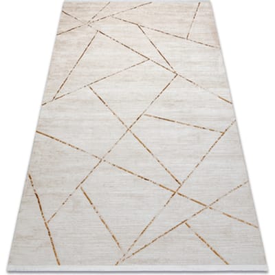Kleden Rugsx Modern tapijt DUKE 51557 crème / goud 80x150 cm
