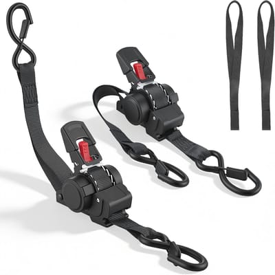 Automatische Spanbanden - Ratelbanden Set - Vracht Zekeren - 680 kg Breeksterkte - 35 m x 25 mm - null