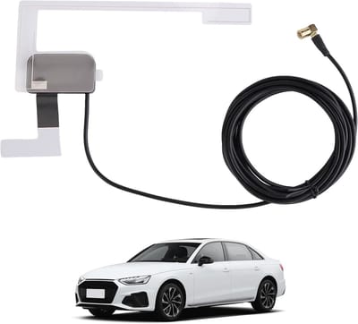 Dailygoods- DAB Antenne 3m Kabel - DAB Autoradio - FM/AM Radio - DAB Digitale Radio - Antenne Binnenhuis - 15 dB Versterking