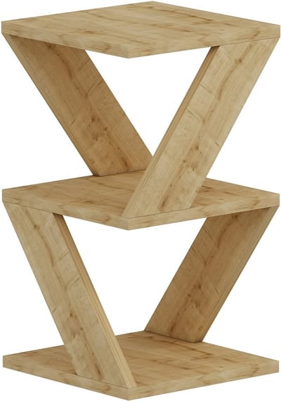 Asir - Bijzettafel - Saffier - 50 x 30 x 30 cm