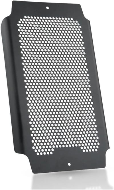 Radiator Grille Beschermer - Motor Beschermhoes - Motoronderdelen Beschermen - CNC Aluminium Materiaal - Universele Pasvorm - Zwart