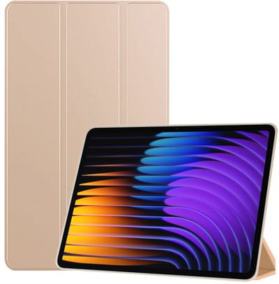 TechNow Hoesje geschikt voor Xiaomi Mi Pad 7 / Mi Pad 7 Pro Hoesje – Extreme Shock Case – Smart Case - Goud