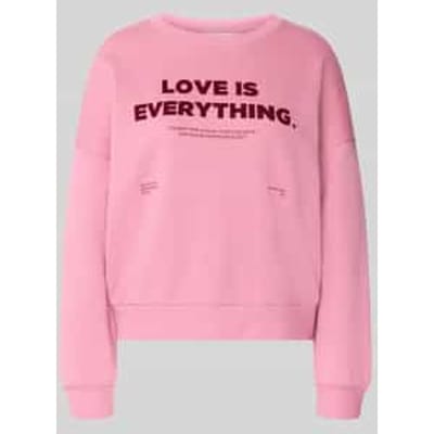 Tom Tailor Denim - Sweatshirt met losse pasvorm - Maat M - Soft Blush Rose