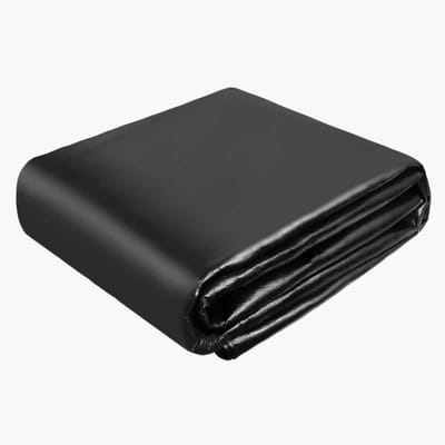 Vijverfolie - Waterdicht Membraan - Tuin Watertuinen - Scheurvast HDPE Materiaal - 4x6m tot 10x15m - Zwart