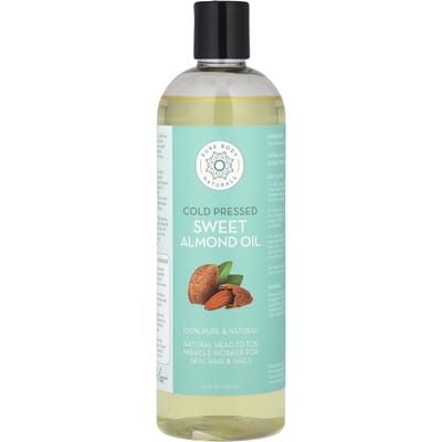 Pure Body Naturals, Zoete Amandelolie, 16 fl oz (473 ml) white
