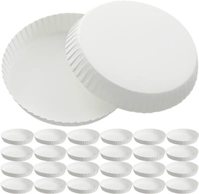 Dailygoods- Deksels 150 Stuks - Deksels voor Papieren Bekers - Deksels voor Koffie - Deksels voor Werpglazen - Deksels voor Glazen - Geschikt voor Hotelbar - Bekerdeksels