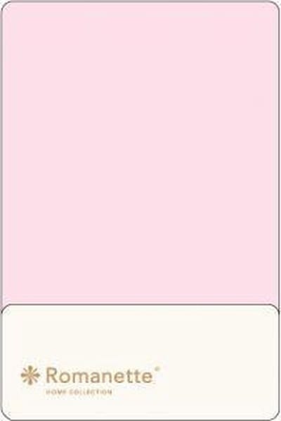 Romanette Laken Katoen Rose - 240 x 260 cm - [Roze]