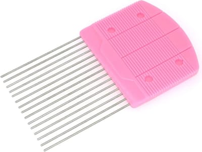 Papier Quilling Kam - Hobby Tool - Papier Knutselen - Vormt Bloemen Bladeren - 8 x 14.7 cm - Roze