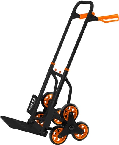 NEO Serie - Opvouwbare Traptransportwagen - 150kg Capaciteit - Telescoopgreep - Zes Wielen