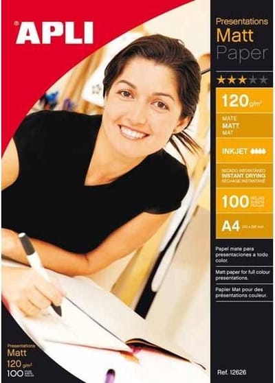 APLI 12626 A4 Mat Wit pak fotopapier