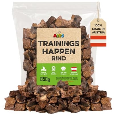 Natuurlijke Trainingshappen voor Honden - Gedroogde Runderlong Snack 850g