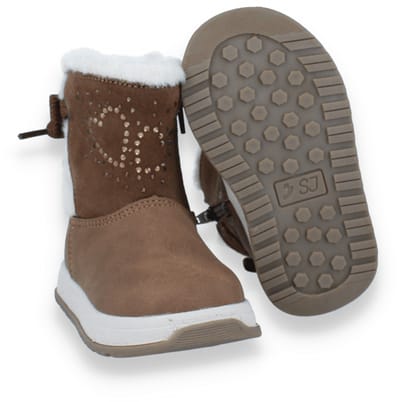 Sj Lifestyle Meisjes Enkellaars | Cognac | Maat: 20