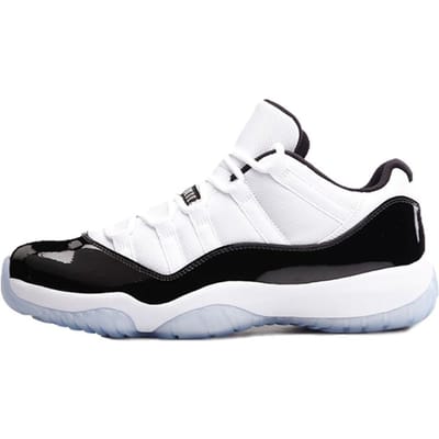 Air Jordan 11 Retro Low Concord Heren Sneakers Wit Zwart 528895-153 41 black