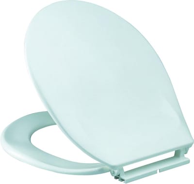 Toiletbril - WC Zitting - Badkamer Vernieuwen - Onbreekbaar Polypropyleen - 44 x 37 cm - Wit