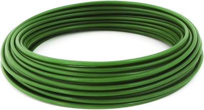 Stalen Kabel - PVC Ommanteld Touw - Bevestigen & Zekeren - Verzinkt Kernmateriaal - 4 mm 25 meter - Groen
